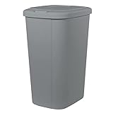 Einfarbiger Kunststoff-Mülleimer mit Touch-Top, federbelasteter Deckel, Mülleimer für Küche,...