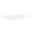 Coaster 50x18 Rectangular Tempered Glass Top with Beveled Edges in Clear