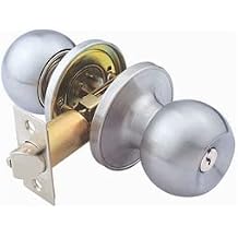 UNIWARE Stainless Steel Door Knob and Brass Lock Set Bronze