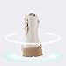 Girls Ankle Boots Fashion Ankle Booties Bow Pearl Side Zipper Low Heel Outdoor Winter Warm Combat Shoes (3-10 Years)