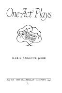 One-Act Plays B0007HJFGQ Book Cover