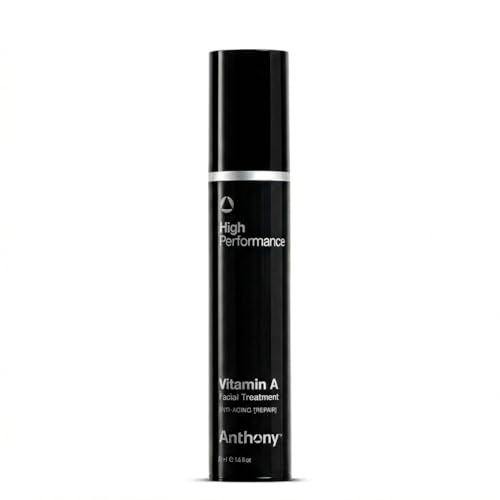 Anthony High Performance Vitamin A Treatment, Advanced Anti-Aging Face Cream with Shea Butter & Squalane, Anti-Wrinkle Moisturizer for Youthful Skin, Safe for Sensitive Skin, 1.6 Fl Oz