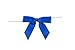 Reliant Ribbon 100 Piece Bow 2.5 Span X 1.75 Tails Twist Tie Ribbon, Royal, 5/8"