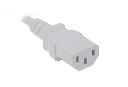 Sf Cable 3Ft Standard Computer Power Cord Nema 5-15P To Iec 320 C13-18 Awg Replacement Ac Power Cable For Pc Or Monitor - 125V, 10A #TOP3