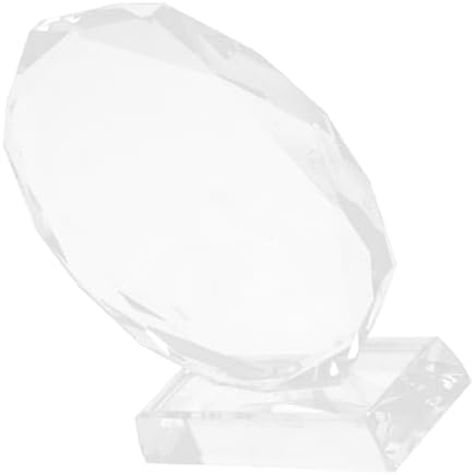 IMIKEYA Crystal Glass Trophy with Luxurious Appearance for Sports Event and Types of Events, Versatile Use