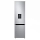 Samsung Frigorifero Combinato EcoFlex AI RB38C634DSA/EF con Dispenser dell'Acqua, WiFi, SpaceMax, Total No Frost, Motore Digital Inverter Garantito 20 Anni, 386 L, LxAxP: 59,5x203x65,8 cm, Silver Inox