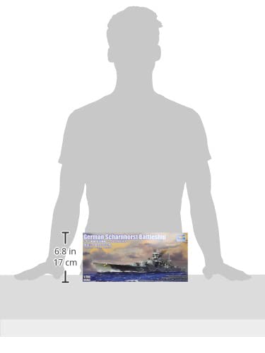 Trumpeter 1:700 - German Scharnhorst Battleship, Unpainted, Large - Image 2