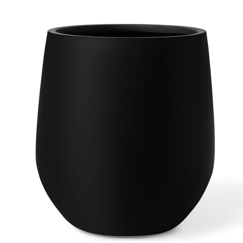 KUTE NEST 21' H x 19' D Premium Corso Fiberstone Round Tapered Planter with Drainage Hole, Weather...