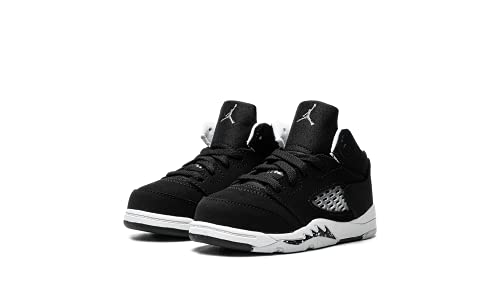 Nike Toddler Air Jordan 5 Retro Td Oreo 2021'', Black/Moonlight/White, 5C, 5 Toddler2