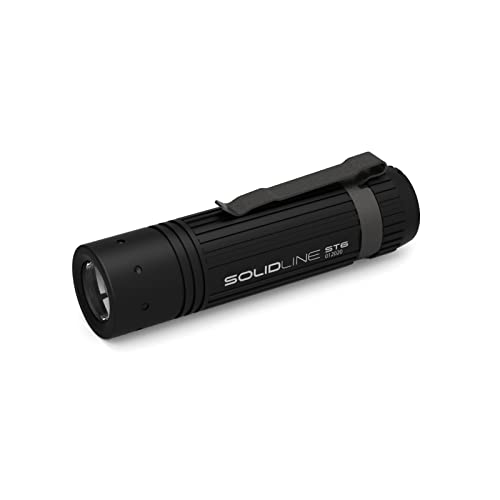 Lampe de poche LED de camping Solidline ST6 portée 140m pour la nuit