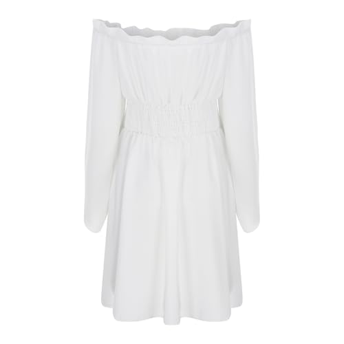 Robe à une épaule fluide et agréable à porter pour sortie décontractée