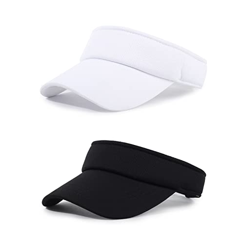 NTLWKR Sun Visor Hat Adjustable Velcro Outdoor Sports Cap for Men Women Adults