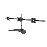 Photo Gallery huimoz supporto per tv triplo monitor da 15"-27" in lega di alluminio, supporto da scrivania per monitor regolabile con vesa 75/100 mm, supporta fino a 22 libbre di movimento, s Photo Gallery huimoz supporto per tv triplo monitor da 15"-27" in lega di alluminio, supporto da scrivania per monitor regolabile con vesa 75/100 mm, supporta fino a 22 libbre di movimento, s