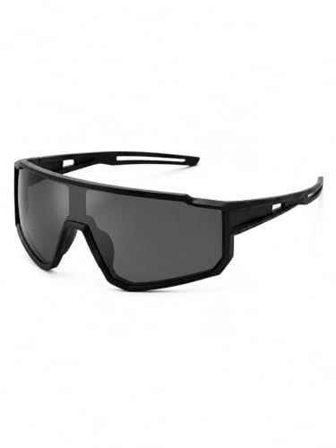 Image of IFLASH Non Polarized Oversized Sports Sunglasses for Men Women, Outdoor Cricket Cycling Hiking Fishing Sunglasses