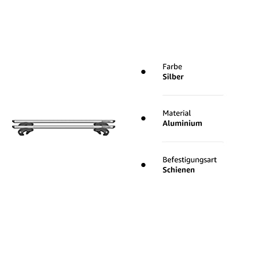 Relingträger Menabo Dozer XXL für Fahrzeuge mit Dachreling