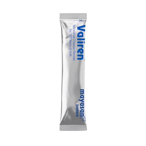 Vegetarian Rennet Pack 4 x 1g (3+1 FREE) | Makes 400L Milk | Ideal for Mozzarella & Soft Cheeses