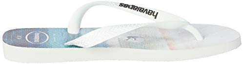 Chinelo, Havaianas, Hype, Branco/Azul Sky, 41/42, Masculino
