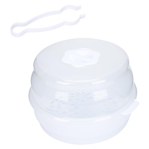 COOPHYA Caja De Esterilización De Biberones Para Microondas Contenedor Blanco Para Biberones Para Uso Cocina
