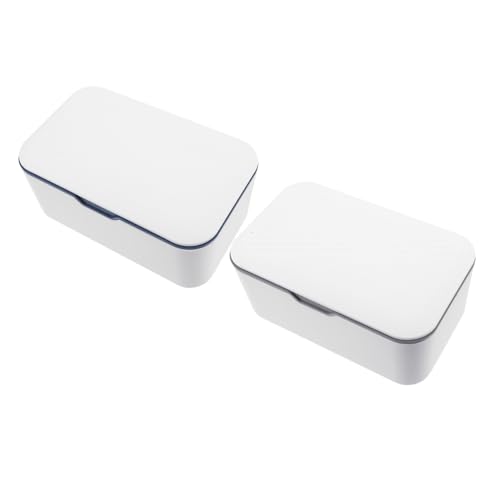 Boîte à lingettes portable LIFKOME (2 pièces) avec couvercle étanche pour voyage
