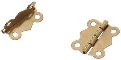 Antique Hinges,Bronze Decorative,Wooden Box Hinge,10Pcs Mini Iron Butterfly Hinges Cabinet Drawer Door Butt Hinge Butt Hinges