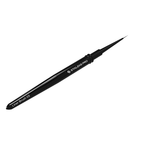 STALEKS Pro by Natury Nails Pinceau eyeliner Brush Liner 0,9 x 10 mm Expert (NBE 03) – vue 4