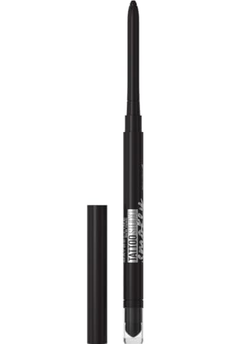 Maybelline Tattoo Eye Liner Smokey Gel Pencil Eye Liner Long Lasting Blendable 36Hour Smokey Look Fade-Proof & Waterproof Formula Shade: 01 Smokey Black