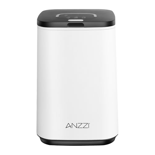 ANZZI 23L Luxury Bucket Towel Warmer – Large Capacity, LED Display, Adjustable Timer, Flip-Top Lid, Child Safe, Auto Shut-Off | TW-AZ028WHB