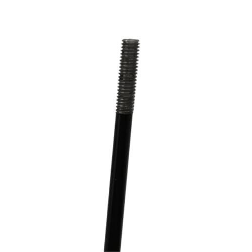 Rayons de vélo électrique 12G en acier au carbone noirs robustes 2,6 mm