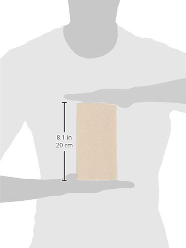 Amazon Basics Linen-Feel Natural Dinner Napkins, 7.5" x 4.5" folded, 300 ct