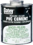 Cemento para tubería PVC 32 oz claro pack 12 miniatura 1
