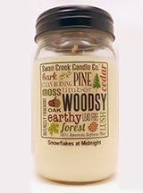 Swan Creek Candle - Snowflakes At Midnight 24 oz Jar