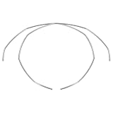 VILLCASE 2 Pezzi Clip in Acciaio Inossidabile per Maniglia Macchina da Caffè 51mm Anello di Fissaggio Leggero e Resistente per Uso Professionale e Sostituzione Portafiltro
