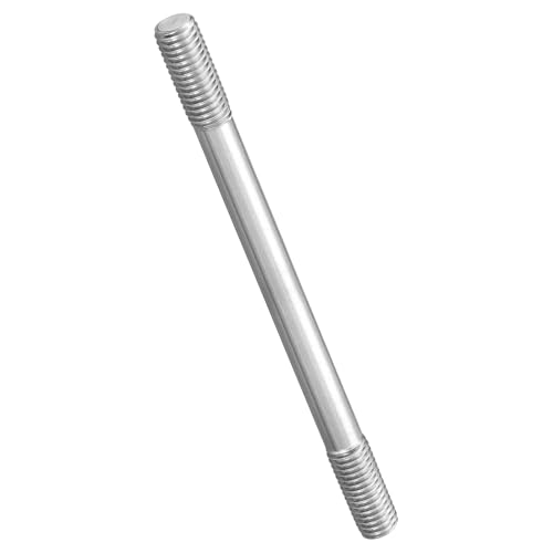 METALLIXITY 2Pcs Double End Threaded Stud Screw(M10x170) SS304 Silver
