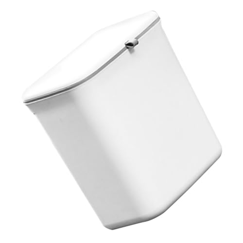 Caneca de basura rectangular MAGICLULU blanca miniatura 1