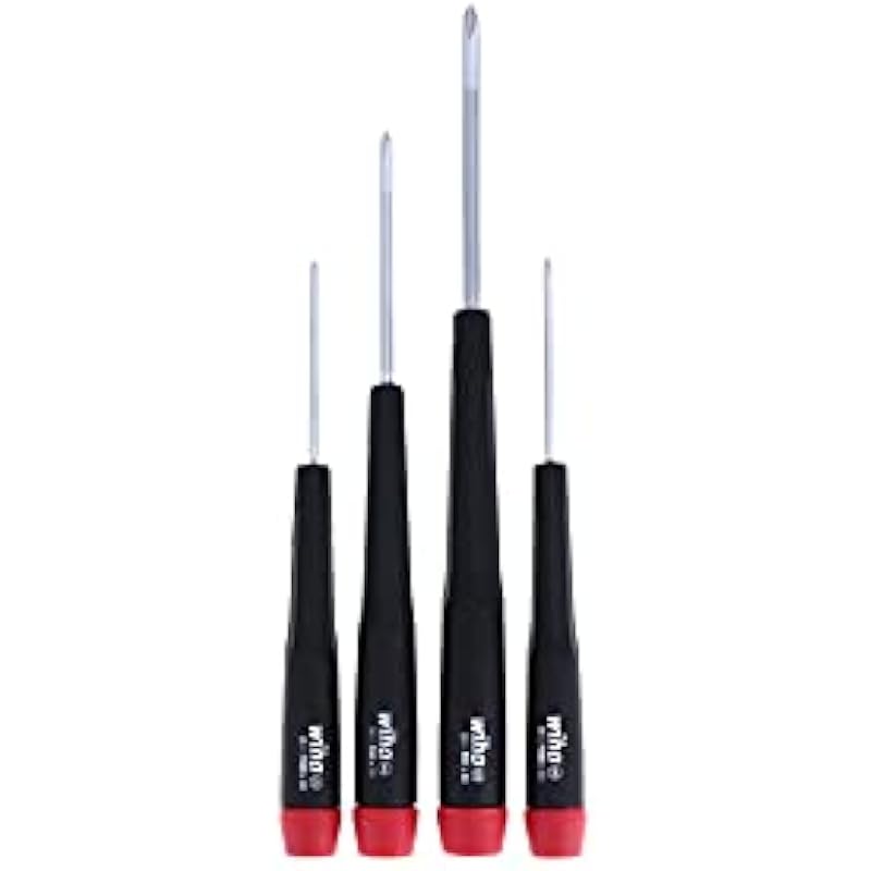Wiha 26194 Screwdriver Set, Phillips With Precision Handles, 4 Piece 상세이미지 3