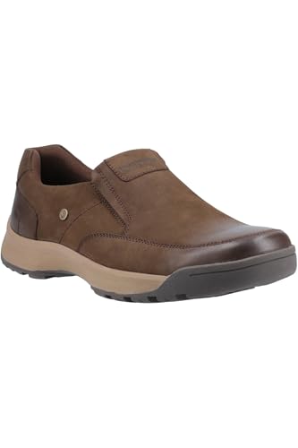 Hush Puppies Vaun Leather Mocassini Uomo Marrone, Marrone, 42 Eu - 3