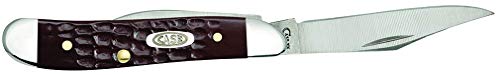 Image of Case WR XX Pocket Knife Brown Synthetic Jigged Peanut Item #046 - (6220 SS) - Length Closed: 2 7 /8 Inches
