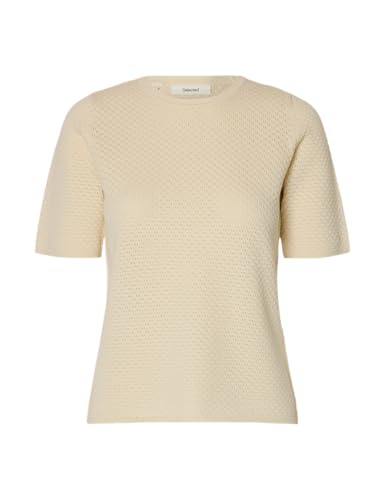Knit O-Neck Noos Femme Slfhelle pull col rond en maille fine