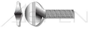 (100pcs) #10-32 X 3/4" Thumb Screws, Stainless Steel 18-8, Ships Free in USA by Aspen Fasteners