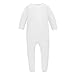Owlivia Baby Organic Cotton Zip-up Sleep N Play (Newborn, Off-White)