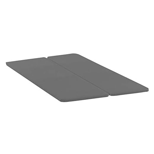 Mayton Split Fully Assembled Bunkie Board for Mattress/Bed Support, King Grey