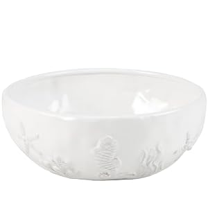 Primitives by Kathy Embossed Beach Serving Bowl