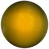 Stained Glass Jewels - 15mm Round Smooth - Lt Amber