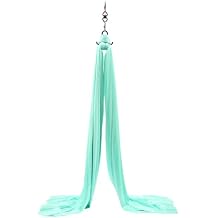 Aerial Yoga Hammock Aerial Yoga Swing Sling with Install Accessories Aerial-Silk Starter Kit Hammock Practice Kit for Pilates, Inversions, Stretching 440.92lbs Capacity
