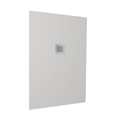 Piatto Doccia 90X120 Cm Marmoresina Grigio Effetto Pietra Ultraslim Antiscivolo - 3