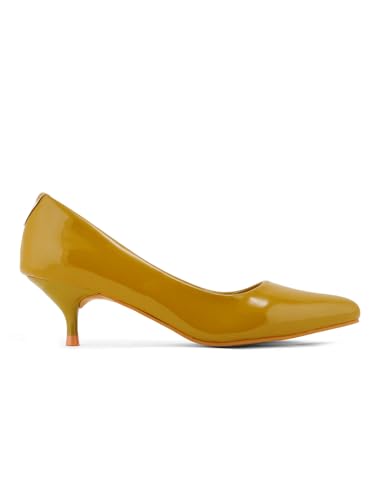 Image of ELLE Women's Solid Stiletto Heel Slip-On Pumps