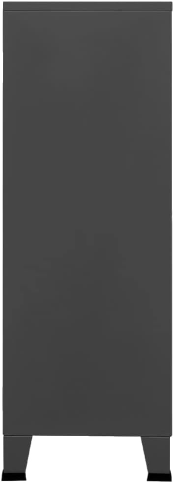 Industrial Storage Chest Anthraciteplastic storage containers with lids 29.5"x15.7"x45.3" MetalSuitable for any room in your home or office