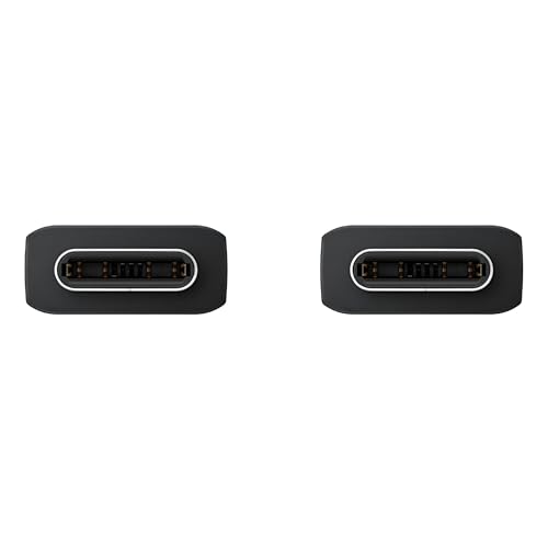 Image of 25W Gan Charger with Type C to C Cable Compatible with Samsung Galaxy M06 /M05 /M16 /M15 /M36 /M35 /A16 /F06 /A36 /M14 /F14 /A14 /M34 /F34 /F35 /S25 /S24 /S23 /Tablet /Pad /Super Fast Charging Quick Charge /Black