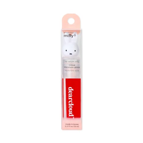dearcloud x Miffy Lip Serum Jelly - Dear Bun Tinted Gloss for Hydration & Shine (Dear Bun)