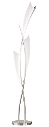 Preisvergleich Produktbild Fischer & Honsel Stehleuchte, nickelfarben matt